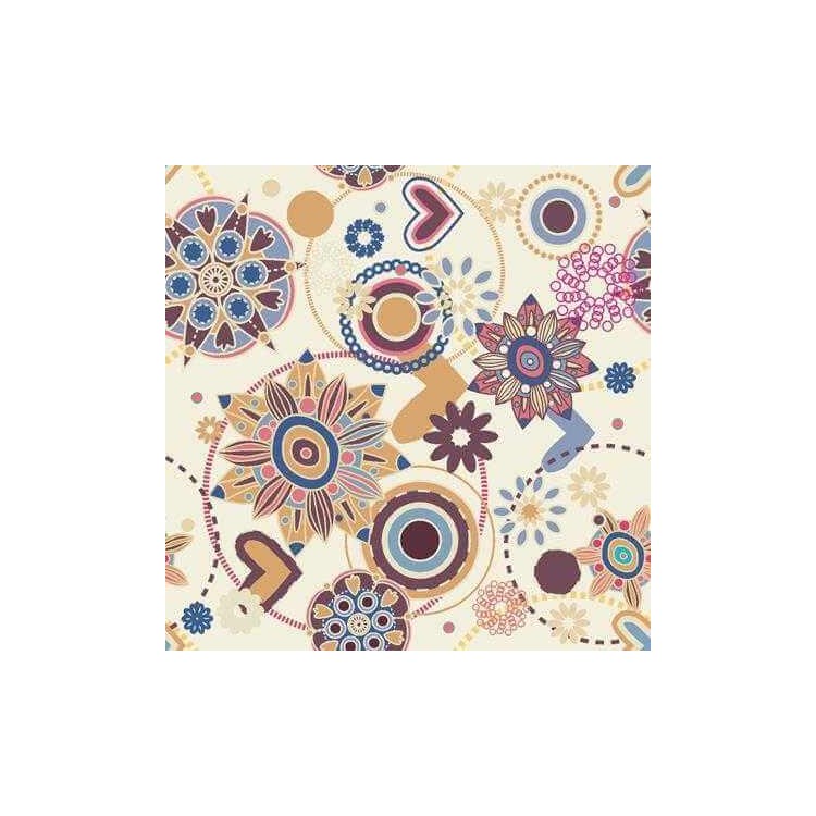 Papel de Parede Adesivo  Floral 1369