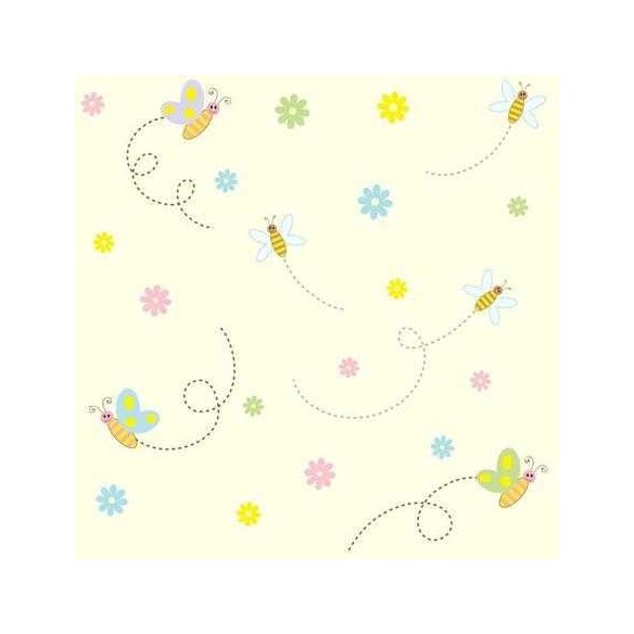 Papel de Parede Adesivo Borboleta Amarelo 52363171