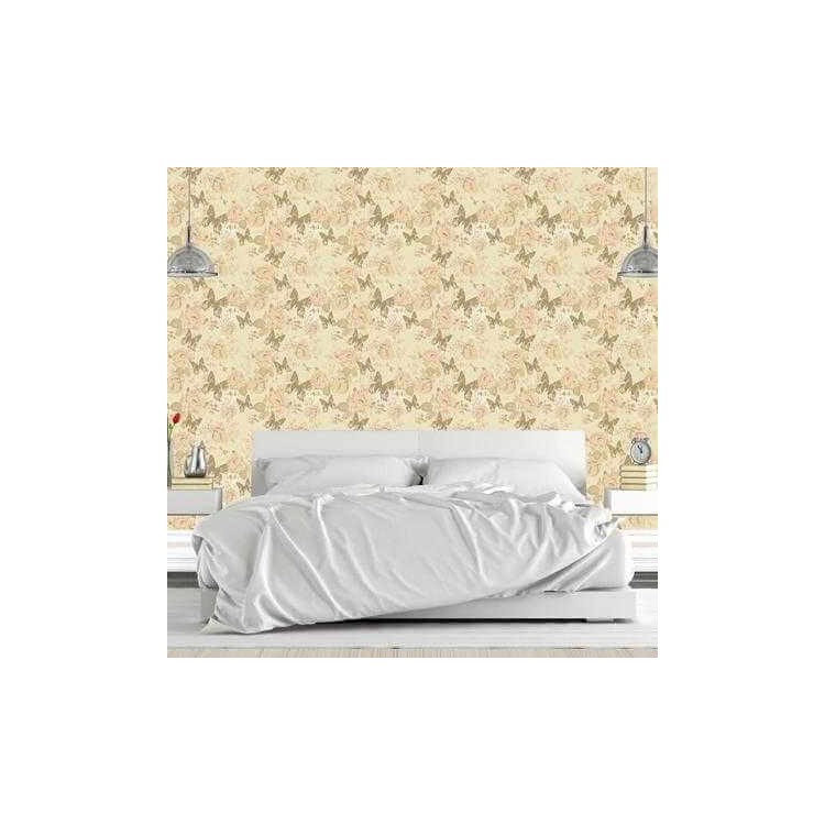 Papel de Parede Adesivo Borboleta Amarelo 85292212