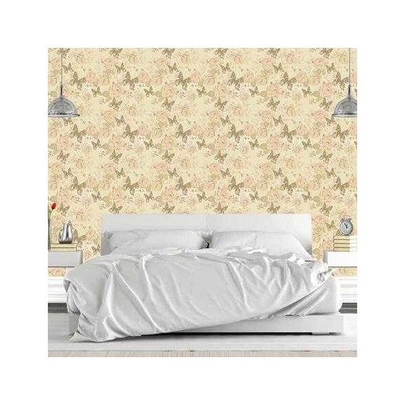 Papel de Parede Adesivo Borboleta Amarelo 85292212