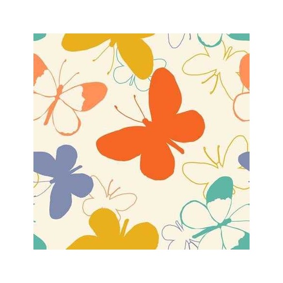 Papel de Parede Adesivo Borboleta Colorida 174878942