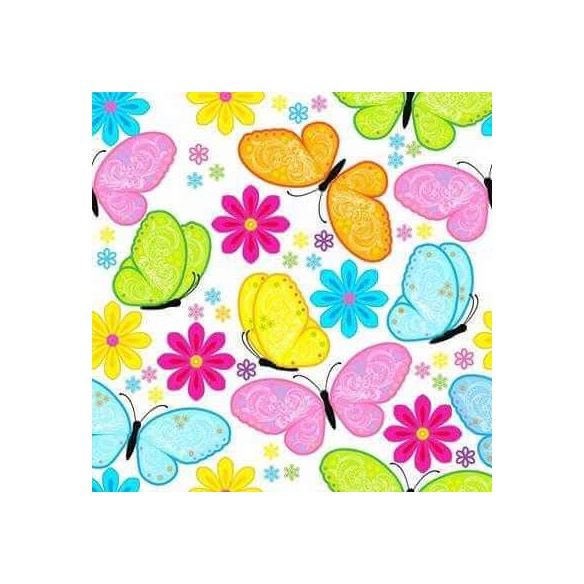 Papel de Parede Adesivo Borboleta Colorida 178042811