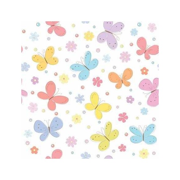 Papel de Parede Adesivo Borboleta Colorido 130045097
