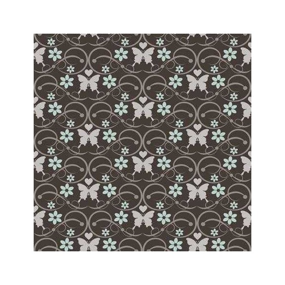 Papel de Parede Adesivo Borboleta Marrom 186438653