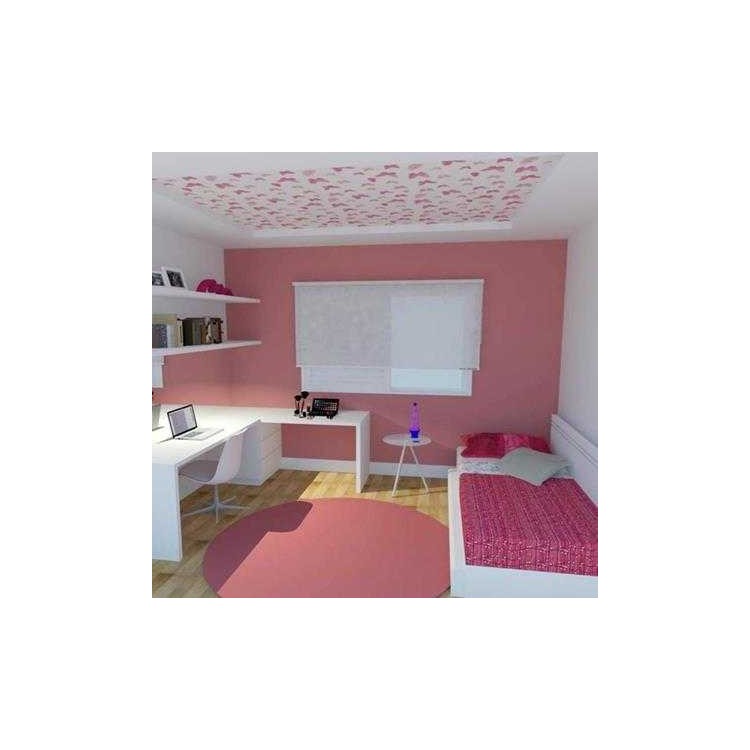 Papel de Parede Adesivo Borboleta Rosa 143846197
