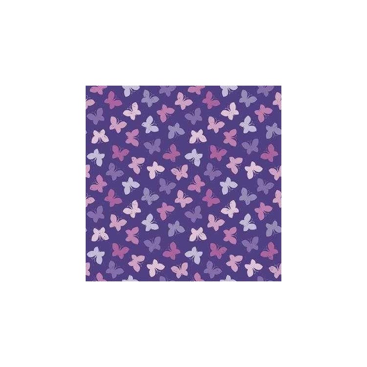Papel de Parede Adesivo Borboleta Roxa 305897414