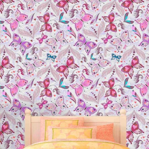 Papel de Parede Adesivo Borboletas 8