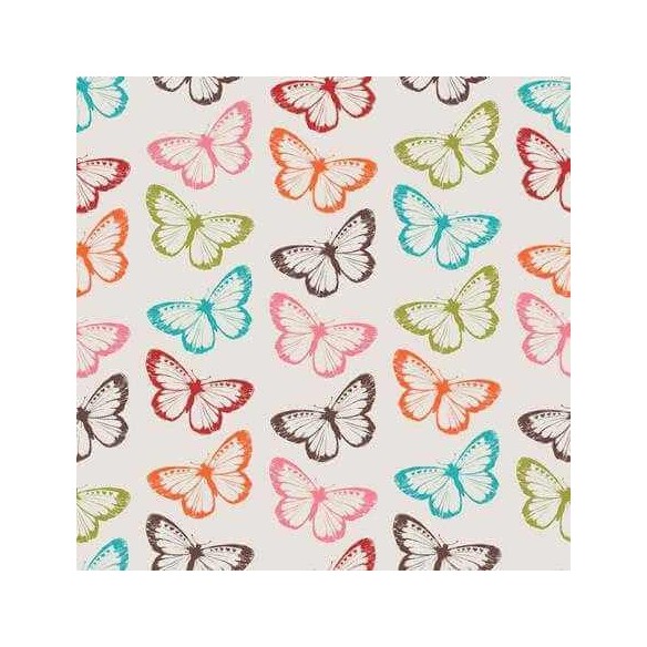Papel de Parede Adesivo Borboletas Coloridas 148112708