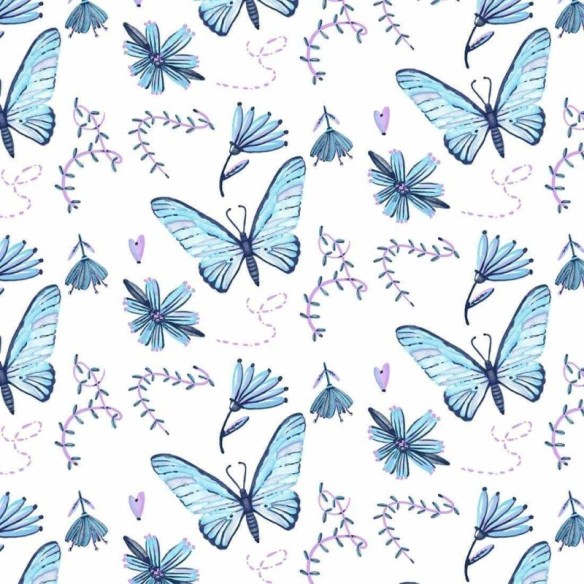 Papel de Parede Adesivo Borboletas N74350