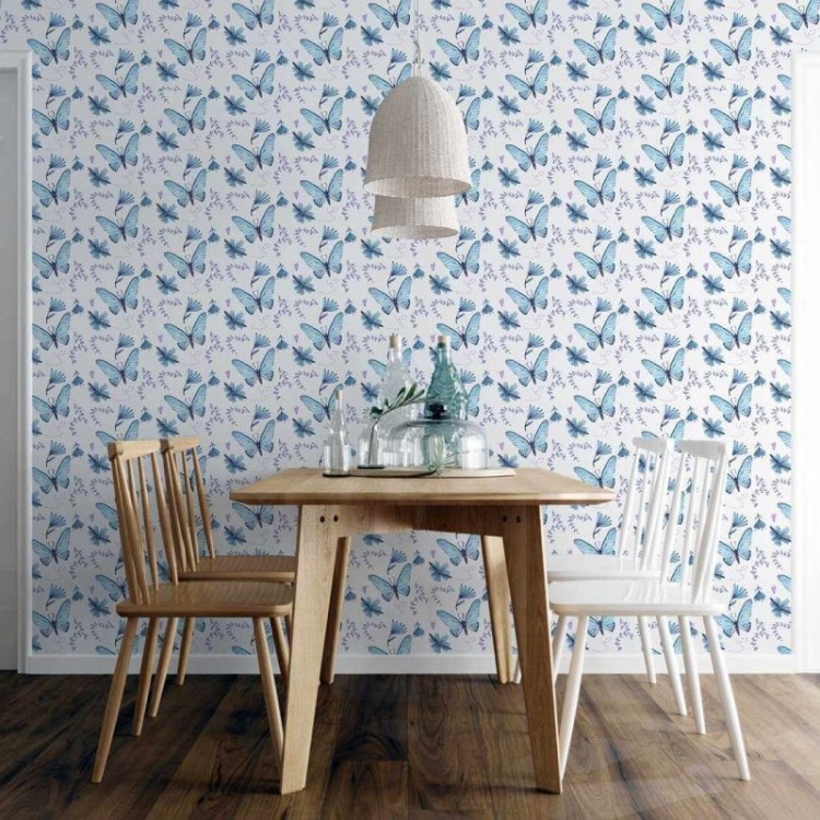 Papel de Parede Adesivo Borboletas N74350