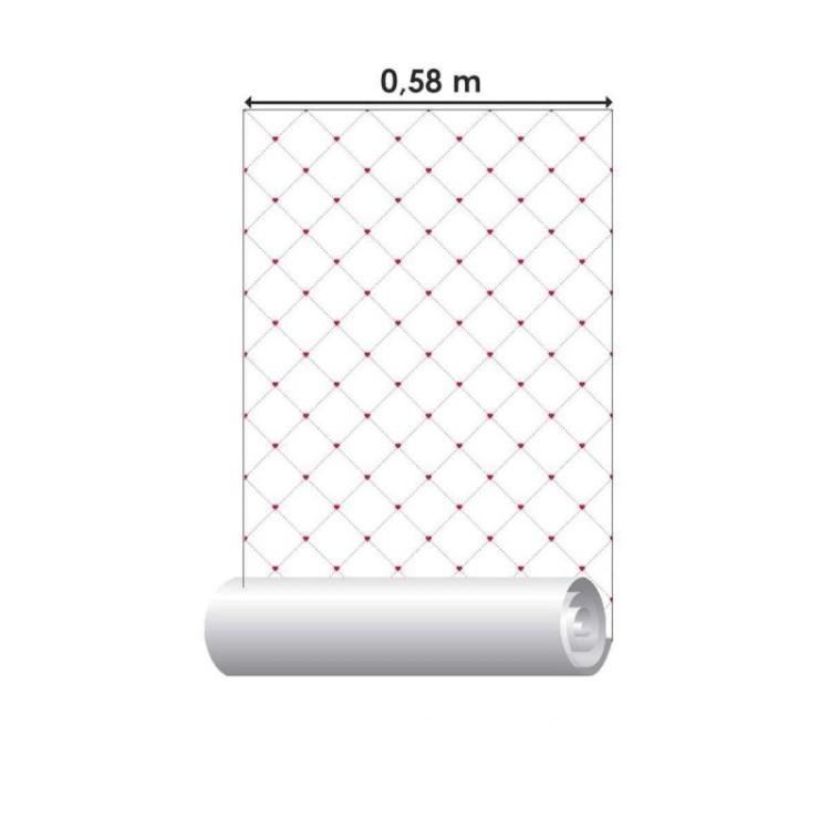 Papel de Parede Adesivo Botonê Branco e...