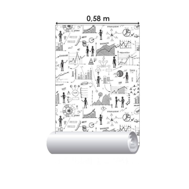 Papel de Parede Adesivo Bussiness N014130