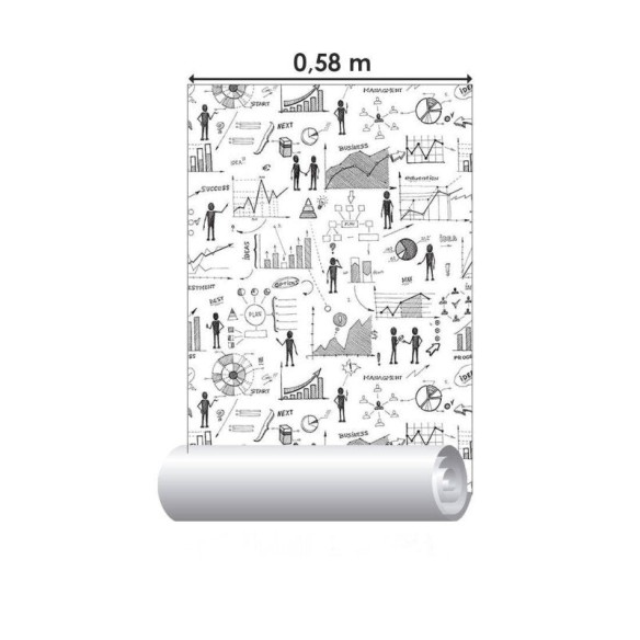 Papel de Parede Adesivo Bussiness N014130