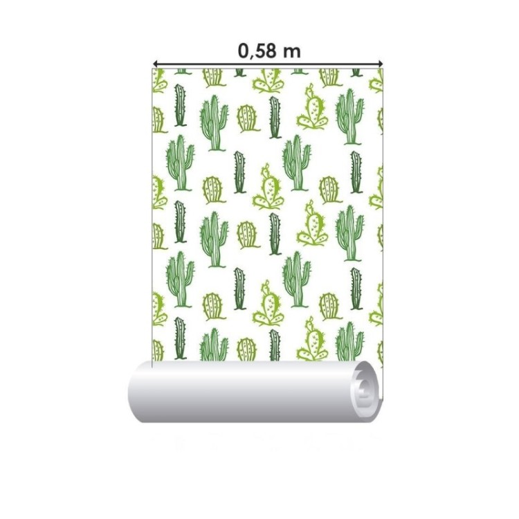 Papel de Parede Adesivo Cactos N019012