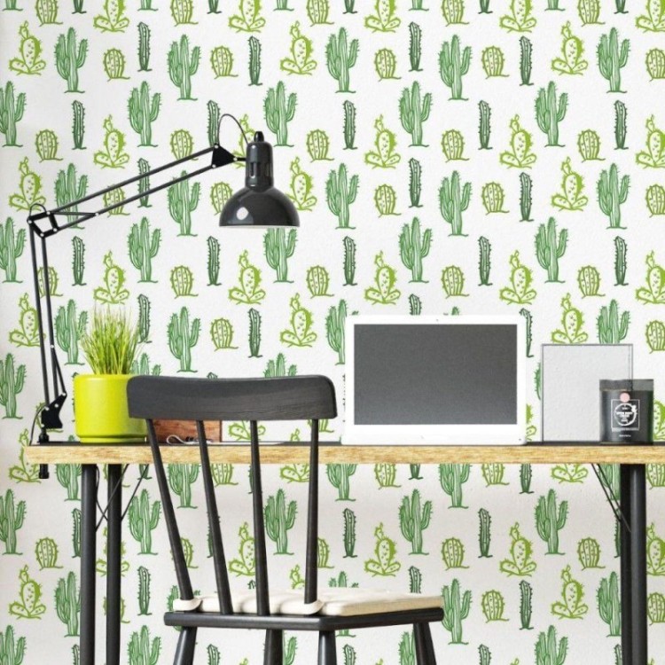 Papel de Parede Adesivo Cactos N019012