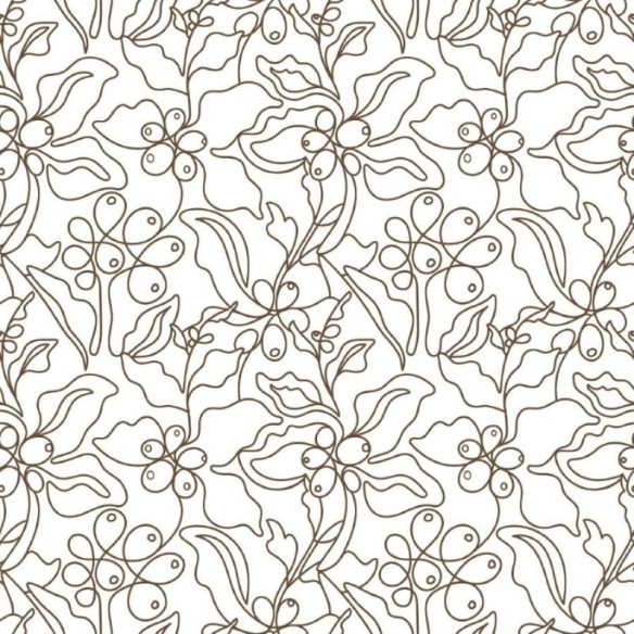 Papel de Parede Adesivo Café Abstrato N012140