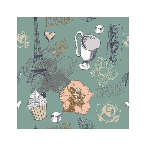 Papel de Parede Adesivo Café Paris 212794573