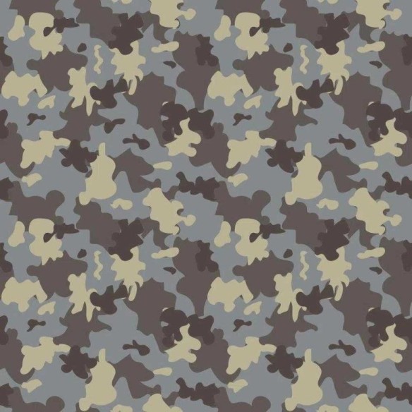 Papel de Parede Adesivo Camuflado Militar 24541
