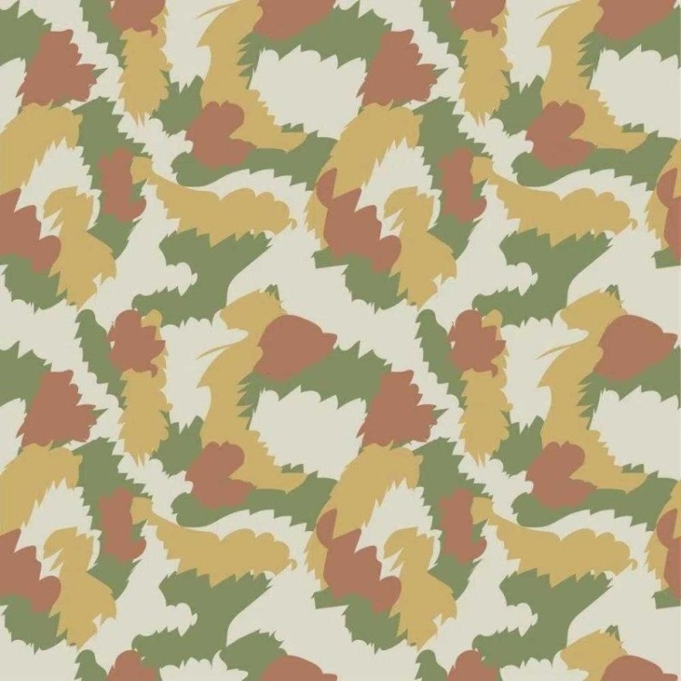 Papel de Parede Adesivo Camuflado Militar 32141