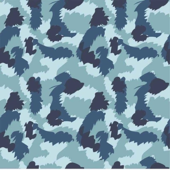 Papel de Parede Adesivo Camuflado Militar 52419