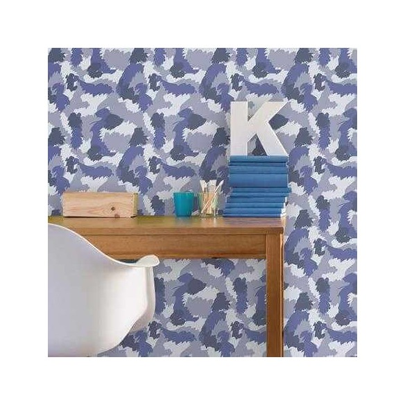 Papel de Parede Adesivo Camuflado Militar 68941