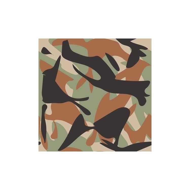 Papel de Parede Adesivo Camuflado Militar 74589