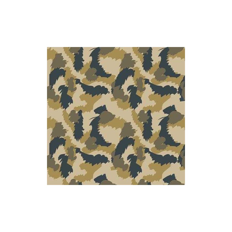 Papel de Parede Adesivo Camuflado Militar 85471