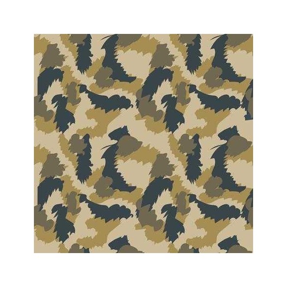 Papel de Parede Adesivo Camuflado Militar 85471