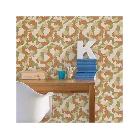 Papel de Parede Adesivo Camuflado Militar 87451