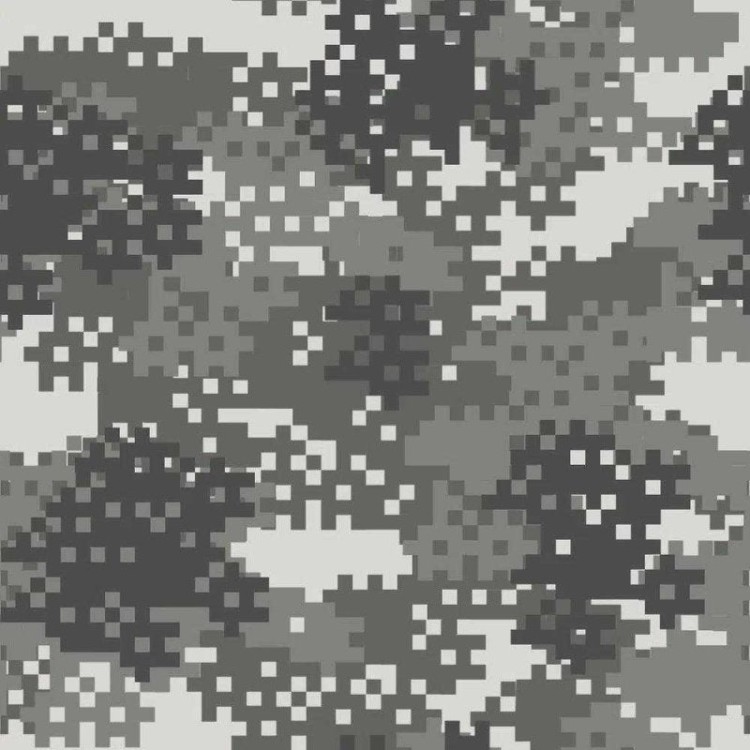 Papel de Parede Adesivo Camuflado Militar Cinza...
