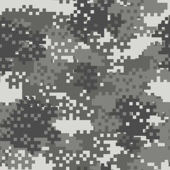 Papel de Parede Adesivo Camuflado Militar Cinza Abstrato 35962