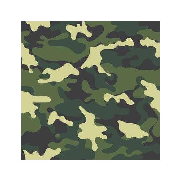 Papel de Parede Adesivo Camuflado Militar Verde 23543
