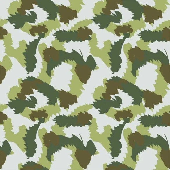 Papel de Parede Adesivo Camuflado Militar Verde 36415