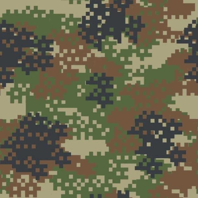 Papel de Parede Adesivo Camuflado Militar Verde...