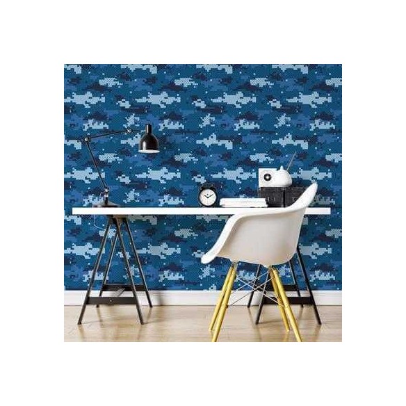 Papel de Parede Adesivo Camuflado N8836C