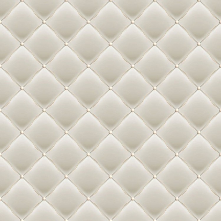 Papel de Parede Adesivo Capitonê Claro N013078