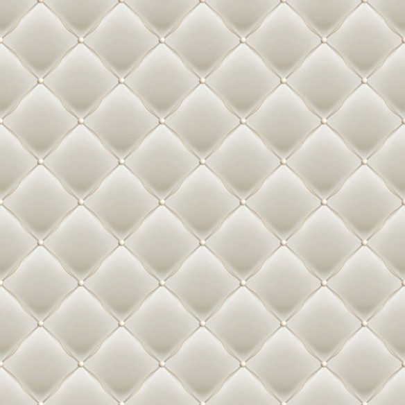 Papel de Parede Adesivo Capitonê Claro N013078