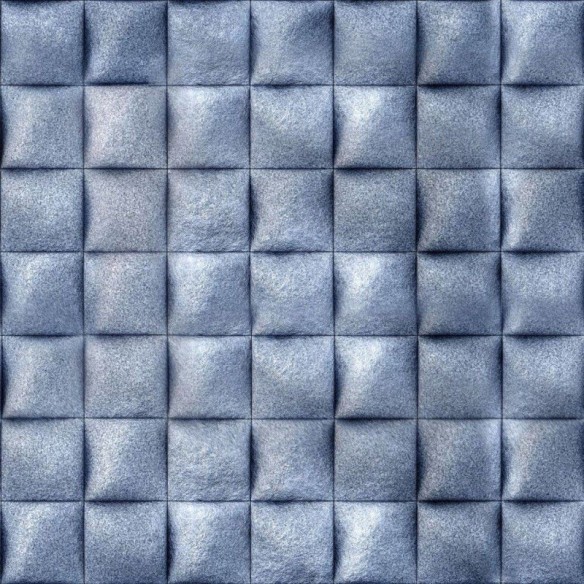 Papel de Parede Adesivo Capitonê Geométrico Cinza N019049