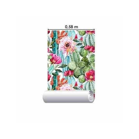 Papel de Parede Adesivo Caquito Natureza Flor 534521