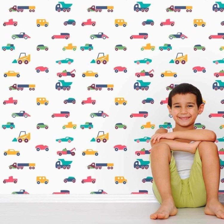 Papel de Parede Adesivo Carrinhos 1035339151