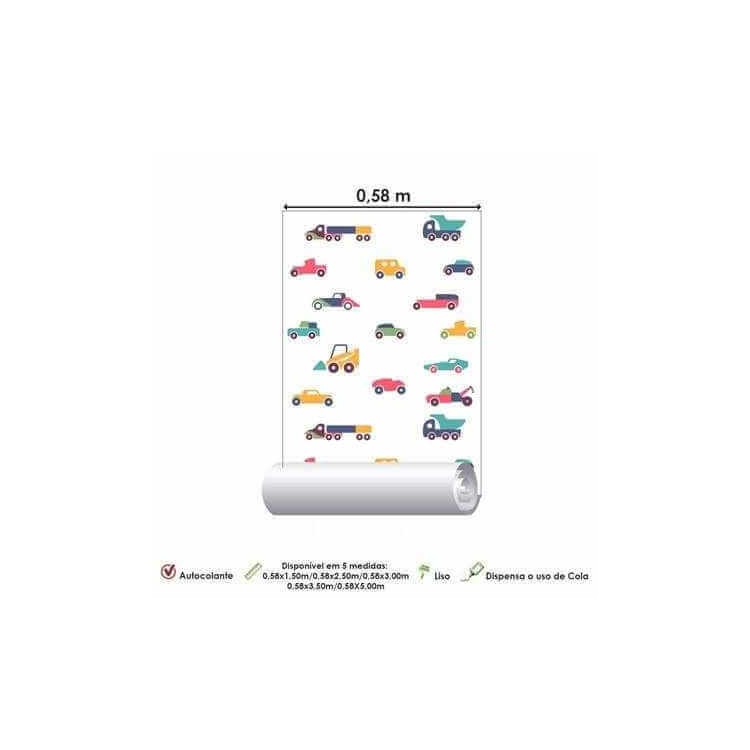 Papel de Parede Adesivo Carrinhos 1035339151
