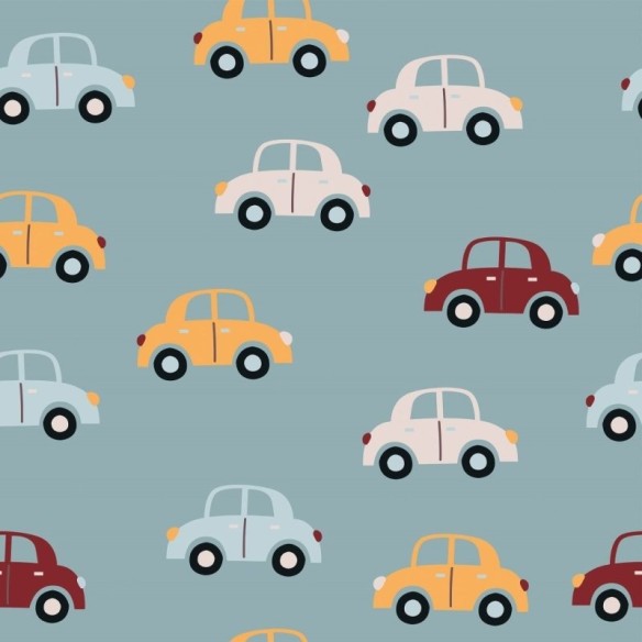 Papel de Parede Adesivo Carrinhos N019092