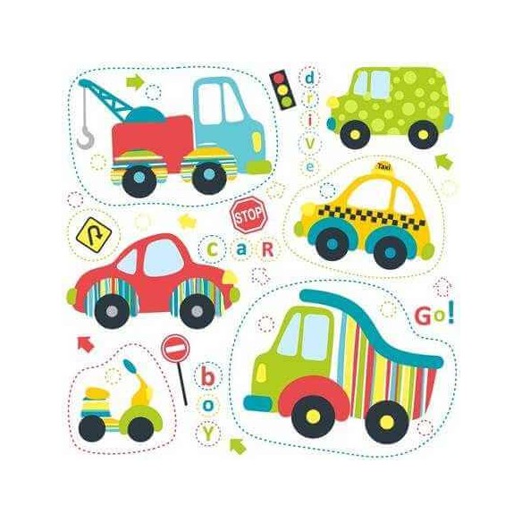 Papel de Parede Adesivo Carros Infantil 501041497