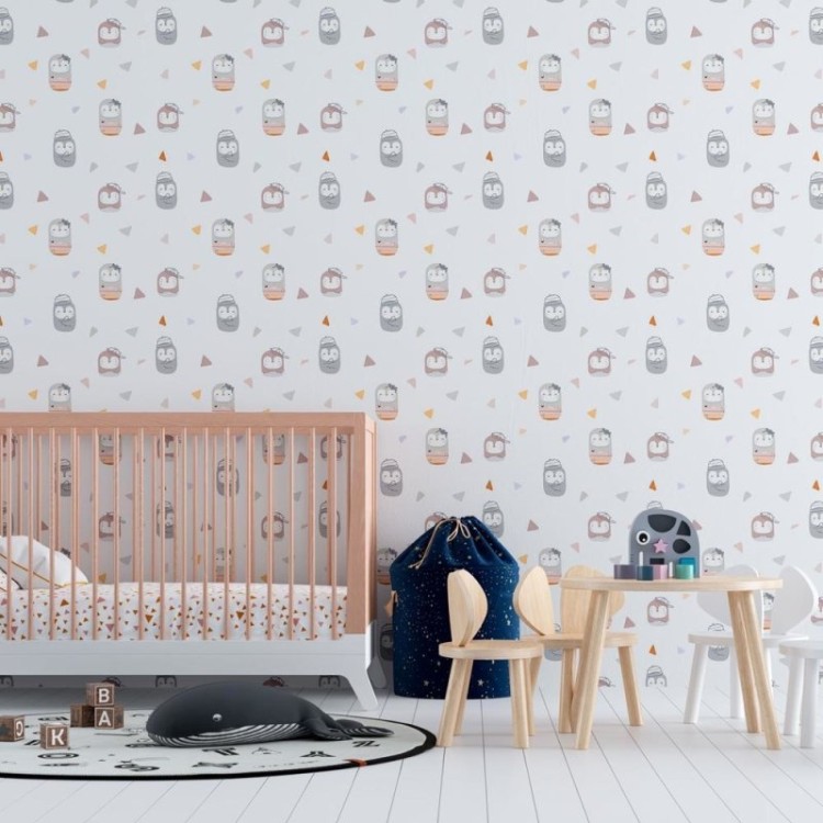 Papel de Parede Adesivo Cartoon Infantil...