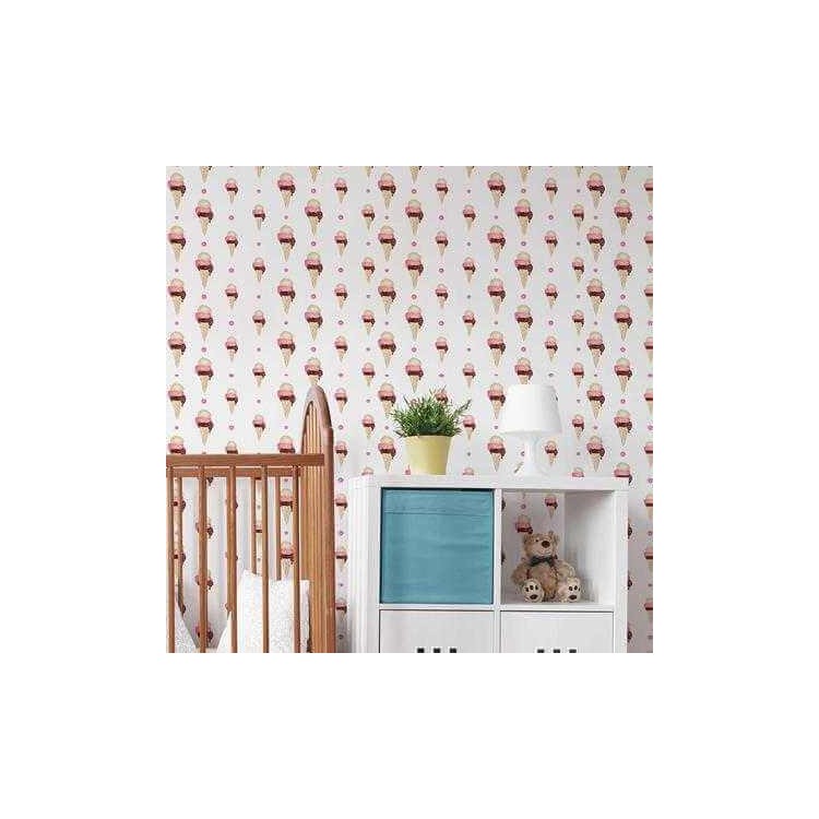 Papel de Parede Adesivo Casquinha Sorverte 612019