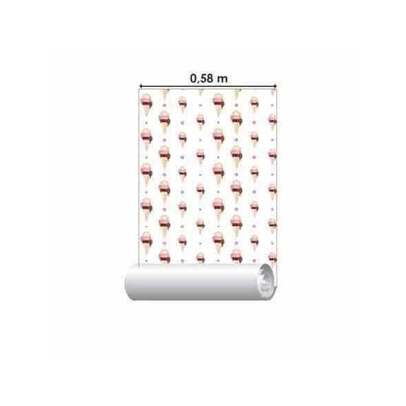 Papel de Parede Adesivo Casquinha Sorverte 612019