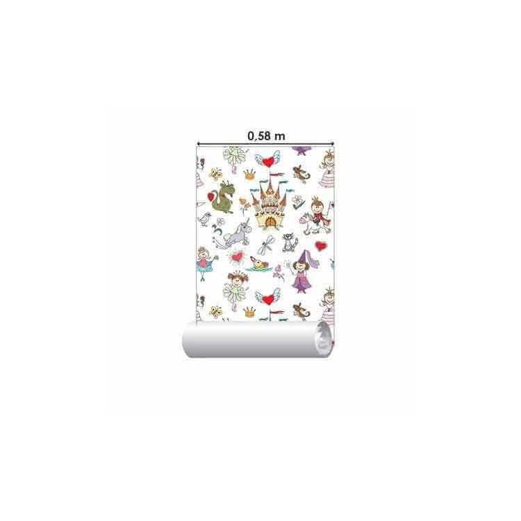Papel de Parede Adesivo Castelo 378321346