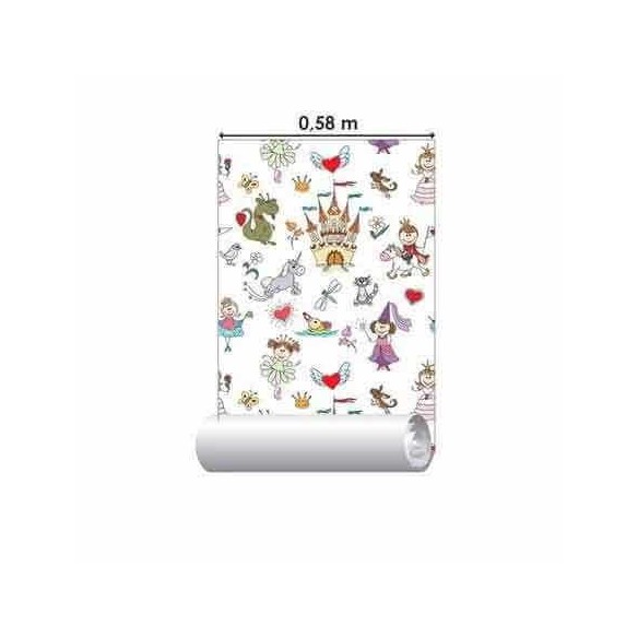 Papel de Parede Adesivo Castelo 378321346