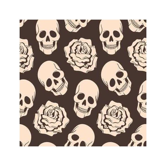 Papel de Parede Adesivo Caveira 100095995