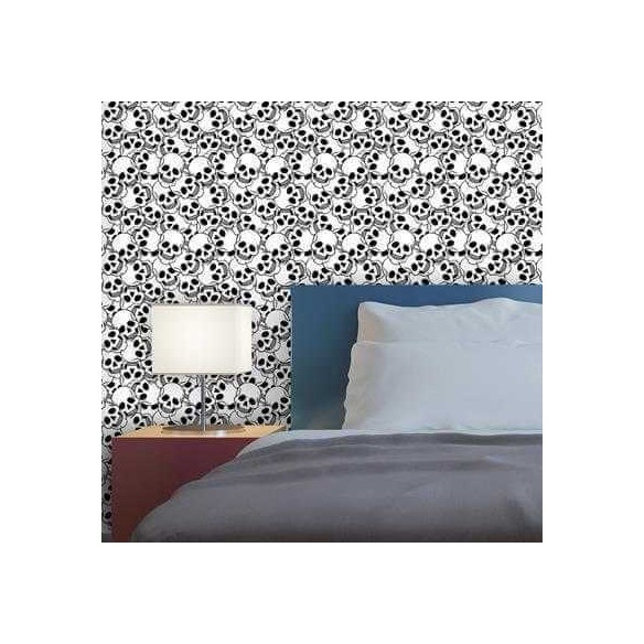 Papel de Parede Adesivo Caveira 110847860